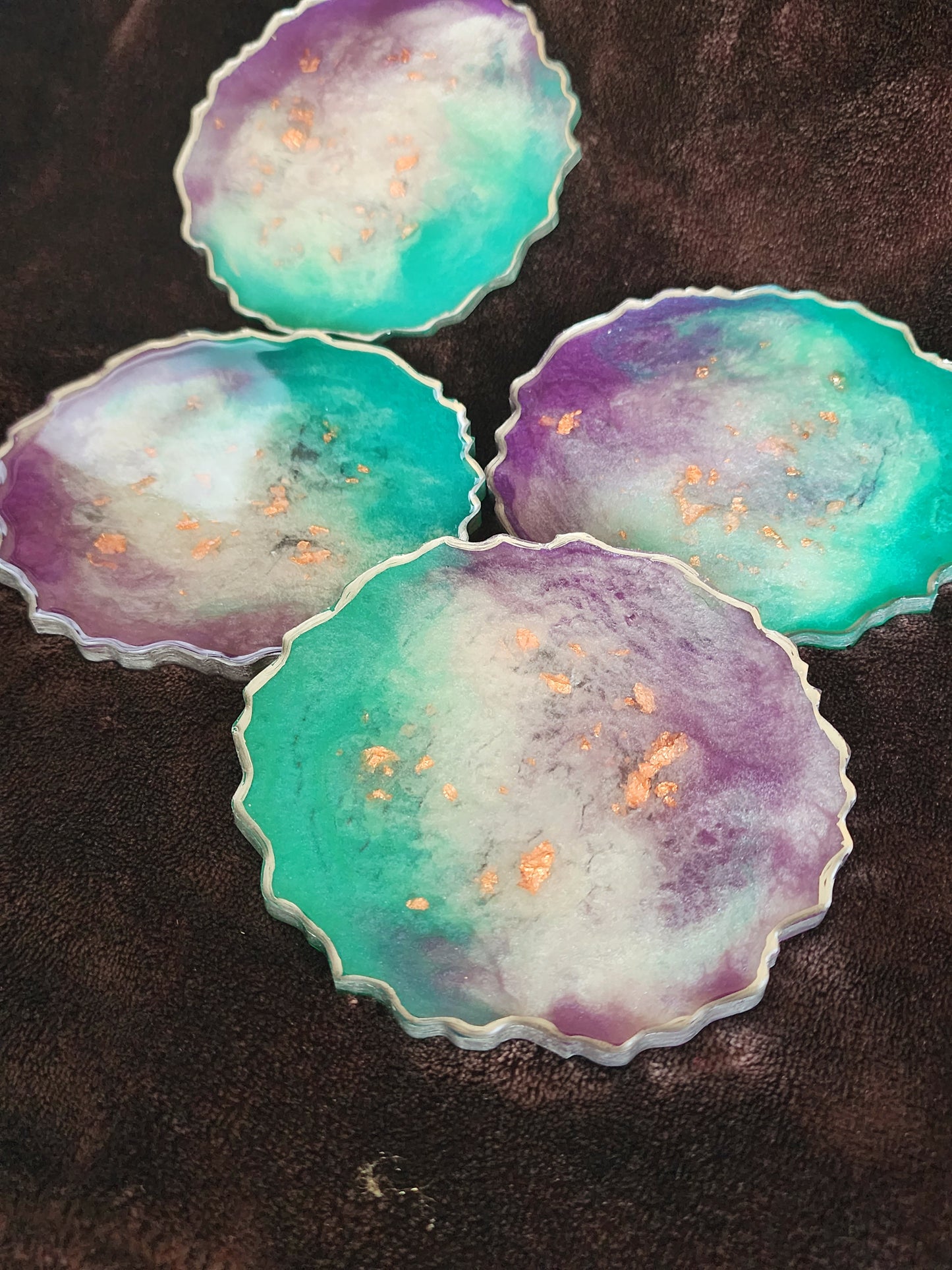 Purple Galaxy Coasters