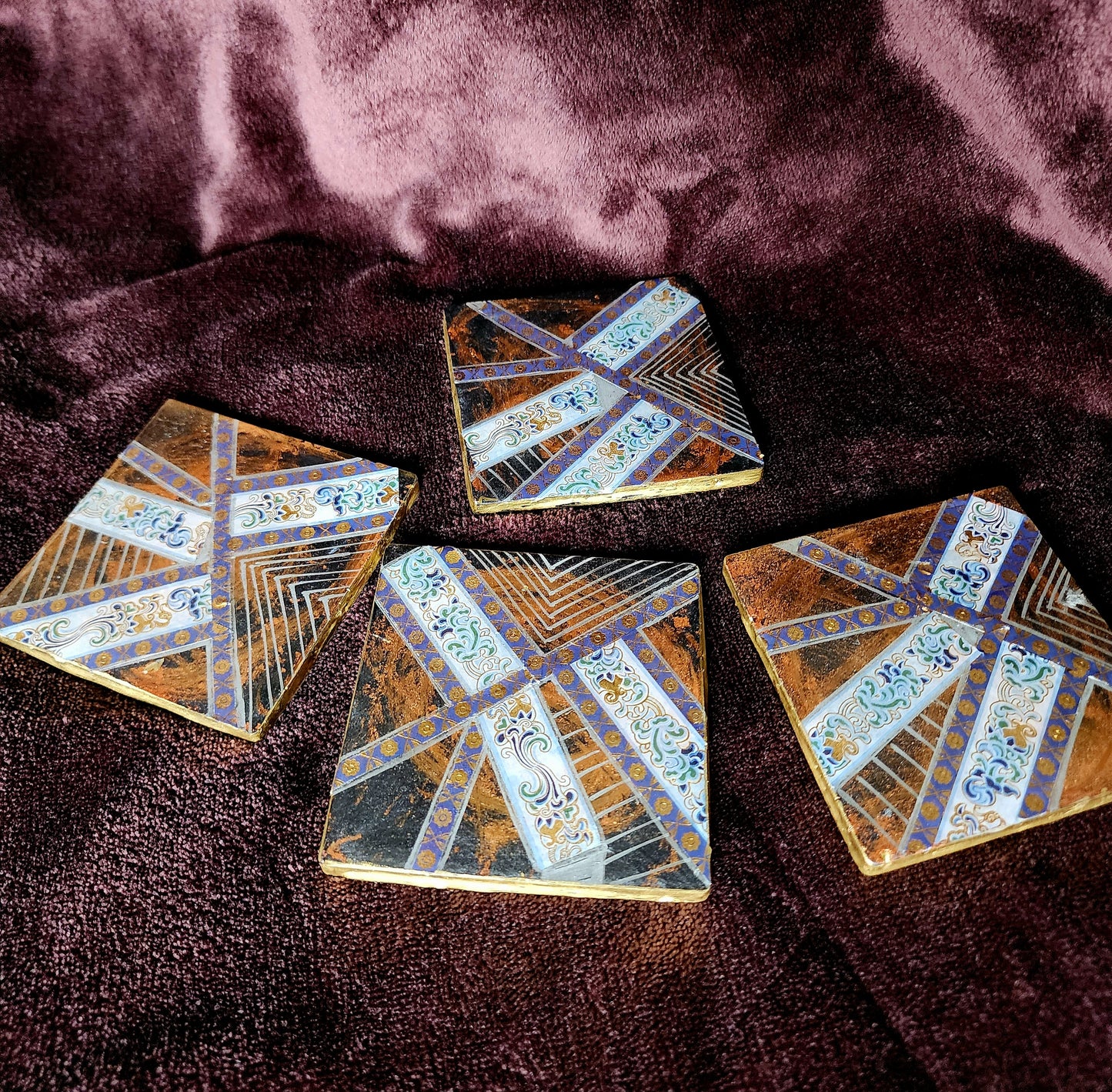 Reversible Egyptian Coasters