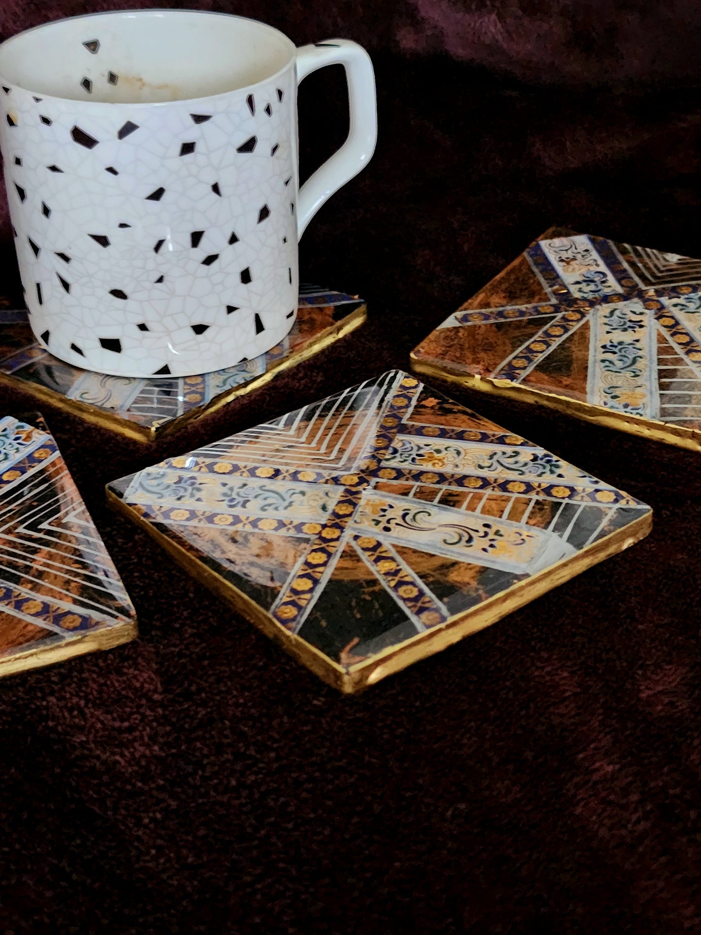 Reversible Egyptian Coasters