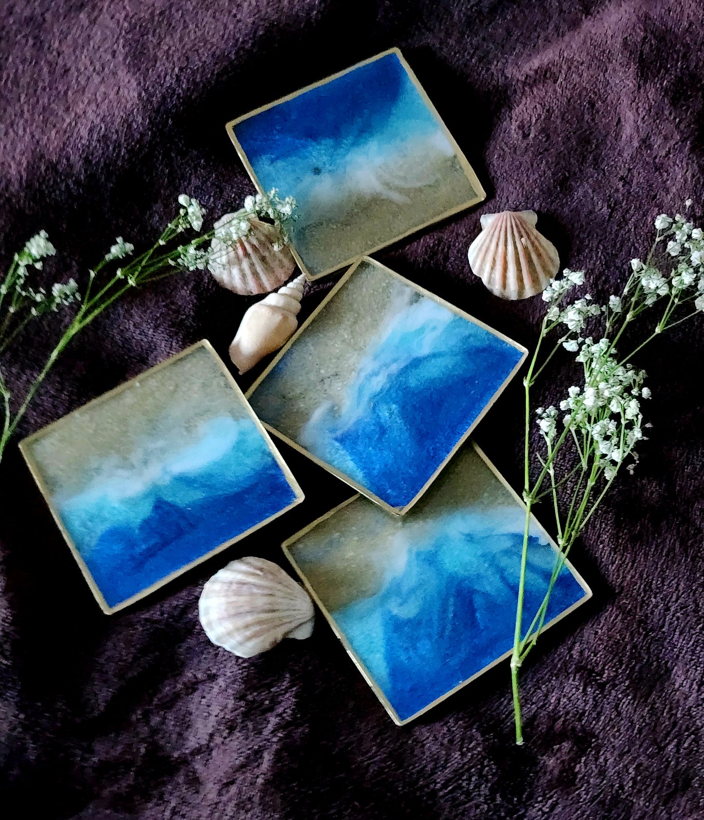 Beach Resin Coasters