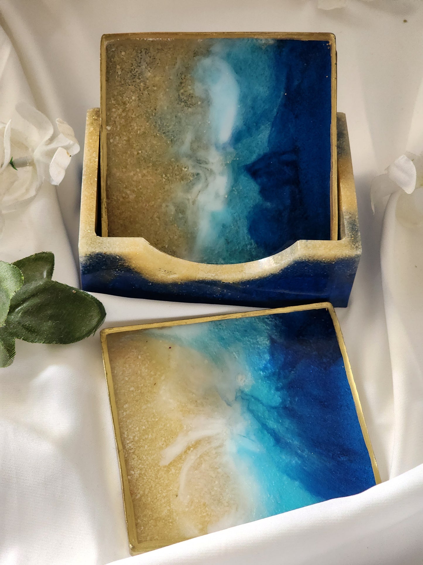 Beach Resin Coasters