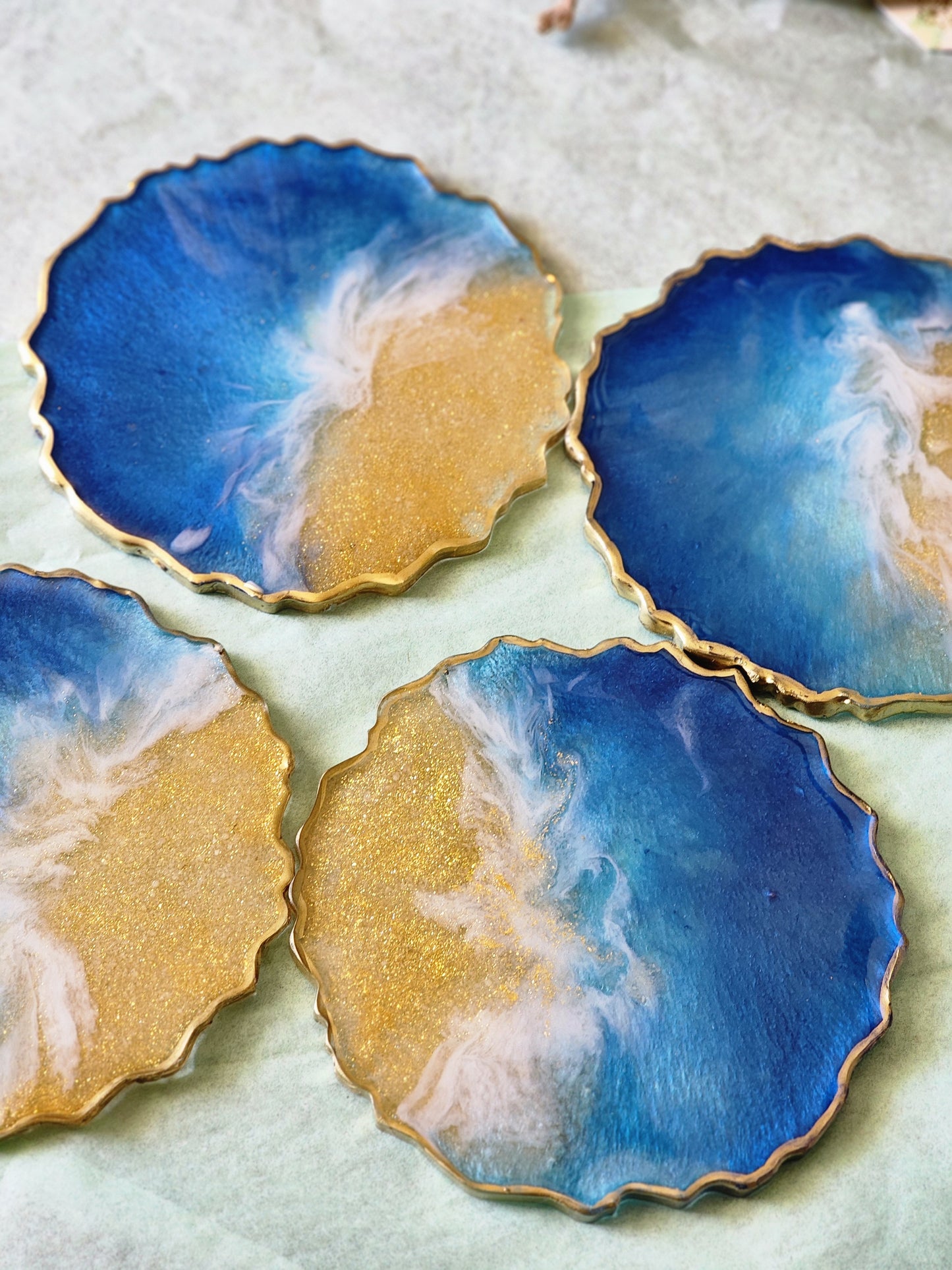 Beach Resin Coasters